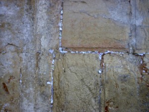The Wailing Wall up close