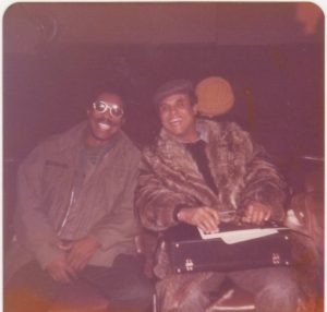 Me with Harry Belafonte at Nice airport