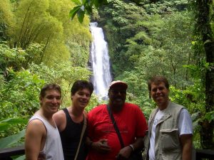 In Dominica with James Baylis, Mike Backes and Michael Walsh